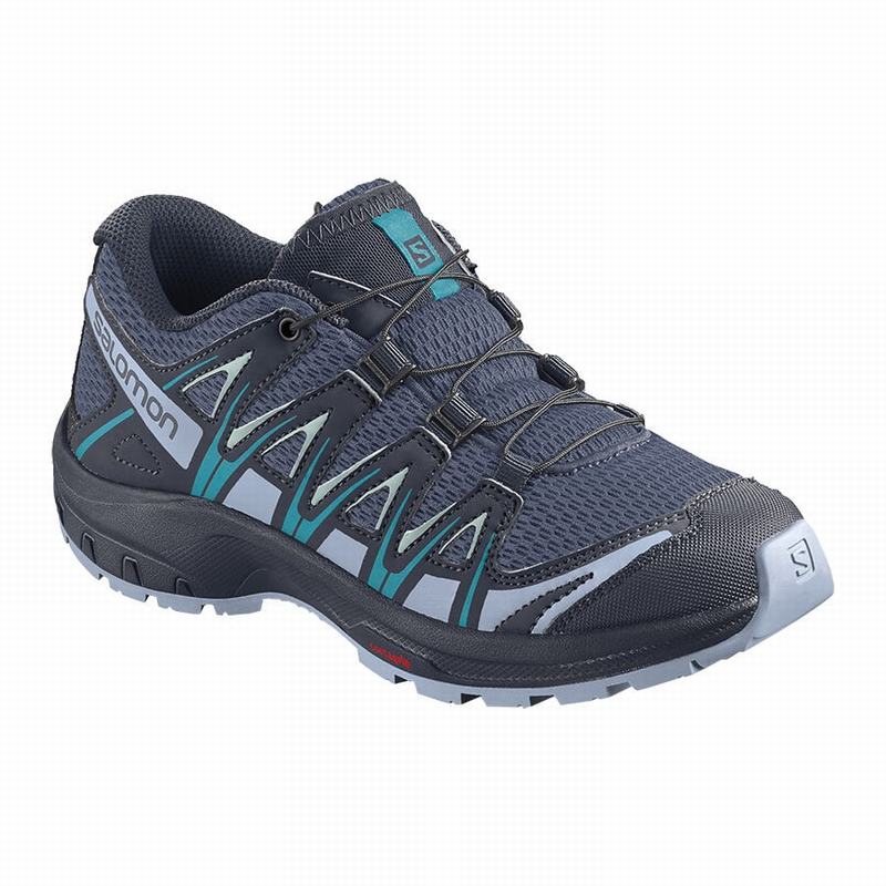 Zapatillas Trail Running Salomon Niños Azules Indigo / Azules - Salomon Argentina XA PRO 3D J ,20145